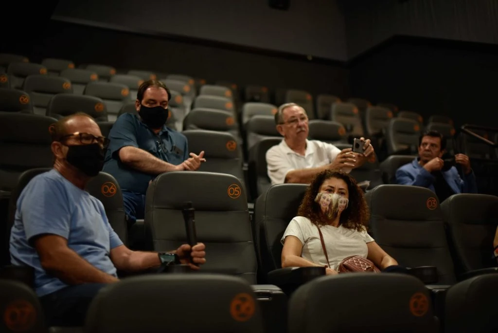 Plateia na 1ª Mostra de Cinema Chica Pelega, Joaçaba (2021)
