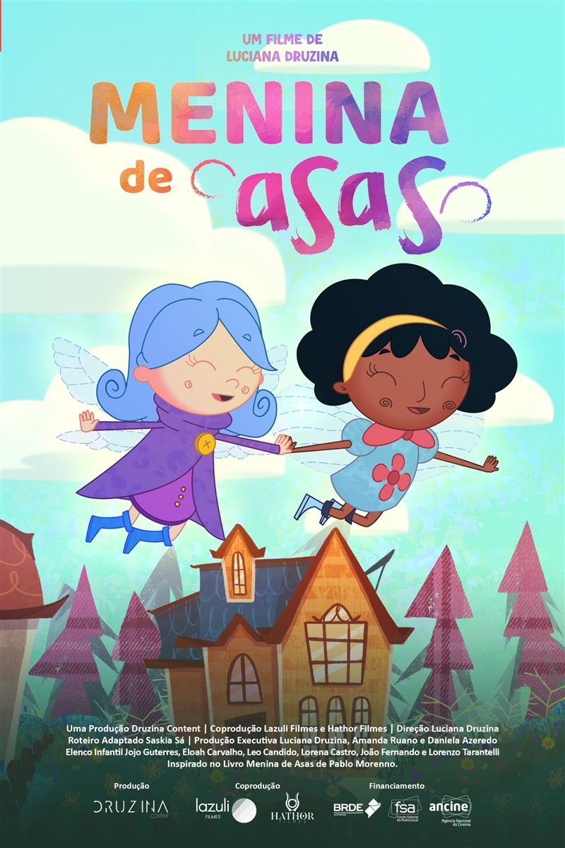 Pôster de Menina de Asas