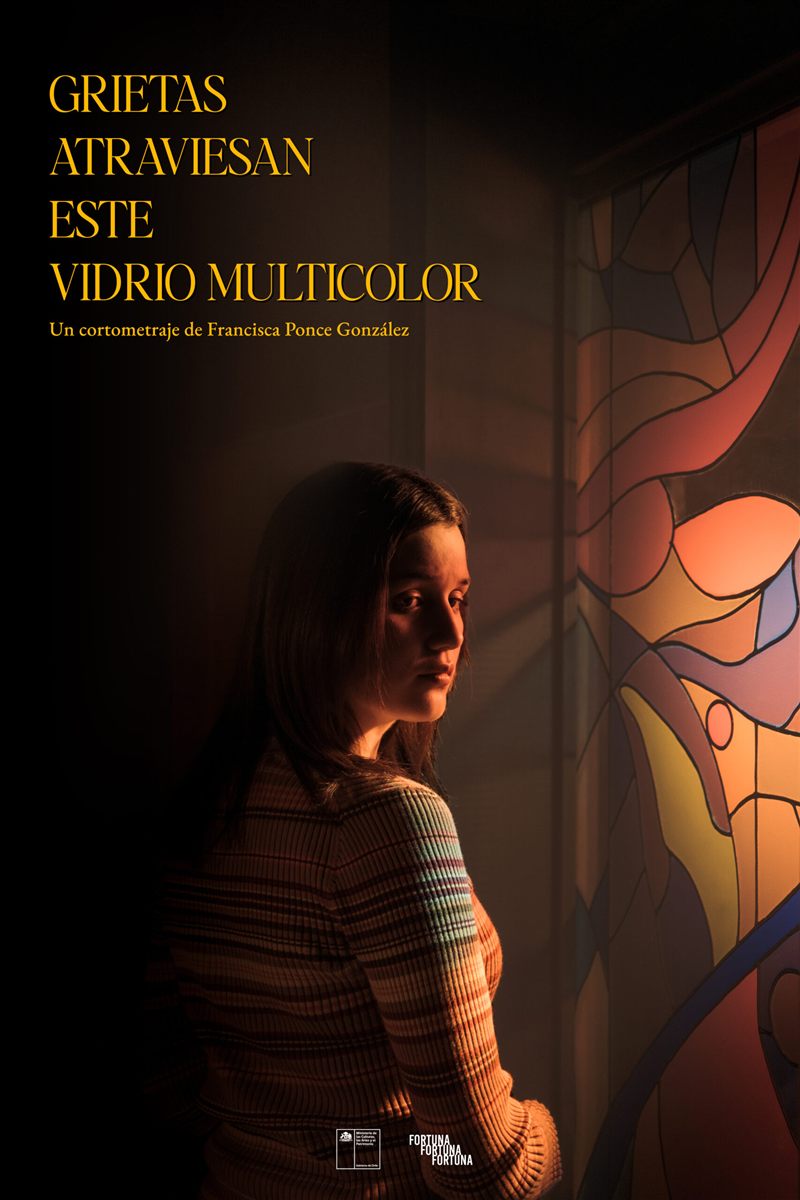 Pôster de Rachaduras atravessam este vidro colorido